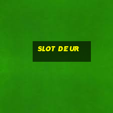 slot deur