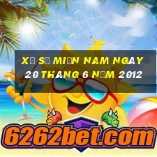 xổ số miền nam ngày 20 tháng 6 năm 2012