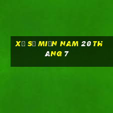 xổ số miền nam 20 tháng 7