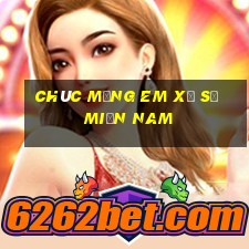 chúc mừng em xổ số miền nam