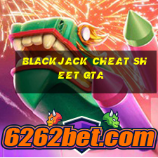 blackjack cheat sheet gta