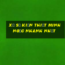 xổ số kiến thiết minh ngọc nhanh nhất