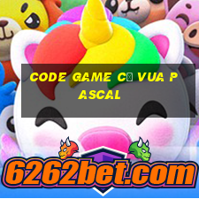 code game cờ vua pascal