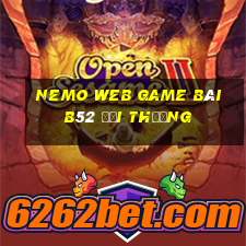 Nemo Web Game Bài B52 Đổi Thưởng