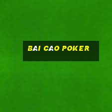 bài cào poker