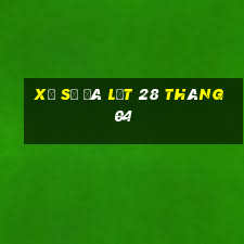 xổ số đà lạt 28 tháng 04