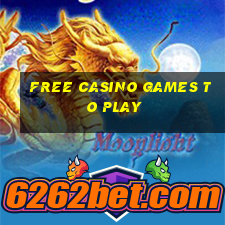 free casino games to play