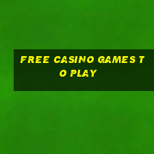 free casino games to play