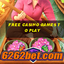 free casino games to play