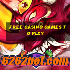 free casino games to play