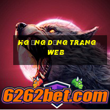 hg Ứng dụng trang web