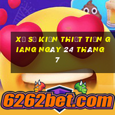 xổ số kiến thiết tiền giang ngày 24 tháng 7