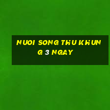 nuoi song thu khung 3 ngay