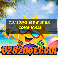 Cửu Long 188 mặt ba công khai