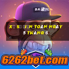 xổ số điện toán ngày 5 tháng 6