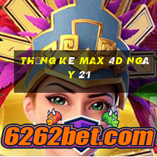 Thống kê Max 4D ngày 21