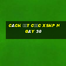 Cách đặt cược XSHP ngày 30