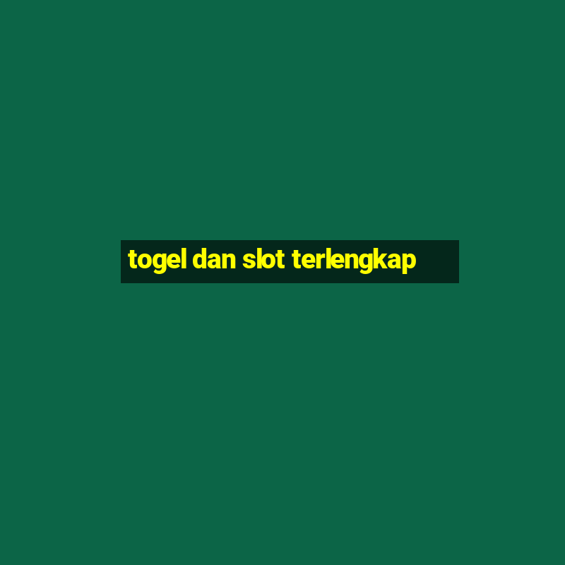 togel dan slot terlengkap