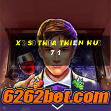 xổ số thừa thiên huế 7 1