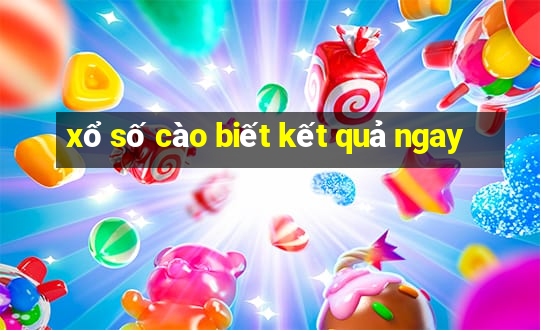 xổ số cào biết kết quả ngay