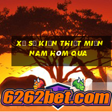 xổ số kiến thiết miền nam hôm qua