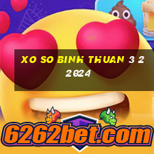 xo so binh thuan 3 2 2024