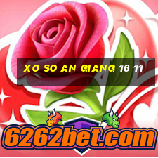 xo so an giang 16 11