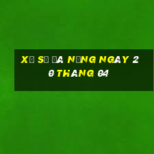 xổ số đà nẵng ngày 20 tháng 04