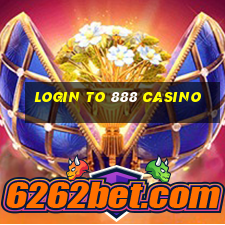 login to 888 casino