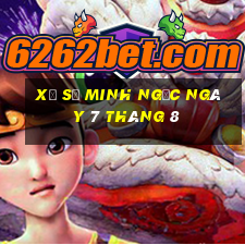 xổ số minh ngọc ngày 7 tháng 8