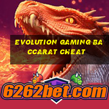 evolution gaming baccarat cheat