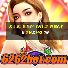 xổ số kiến thiết ngày 6 tháng 10