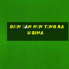 Diễn đàn nền tảng rau bina