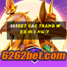 365bet Các trang web mới nhất