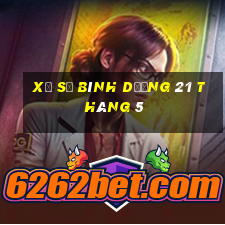 xổ số bình dương 21 tháng 5