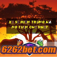 xổ số miền trung hàng tuần chủ nhật