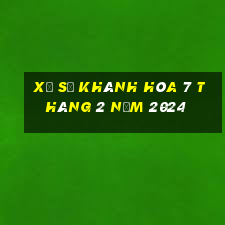 xổ số khánh hòa 7 tháng 2 năm 2024