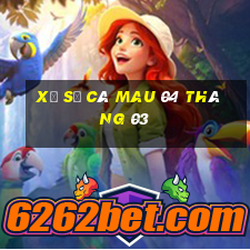 xổ số cà mau 04 tháng 03