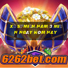 xổ số miền nam 3 miền ngày hôm nay