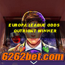 europa league odds outright winner