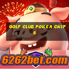 golf club poker chips