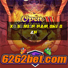 xổ số miền nam ghi bàn