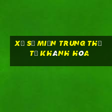 xổ số miền trung thứ tư khánh hòa