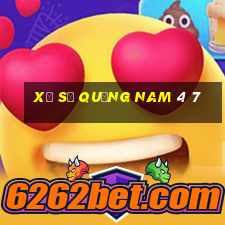 xổ số quảng nam 4 7