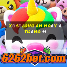 xổ số long an ngày 4 tháng 11