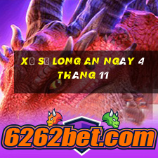 xổ số long an ngày 4 tháng 11