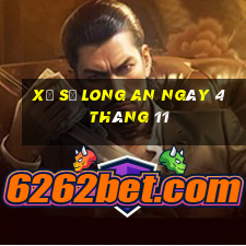 xổ số long an ngày 4 tháng 11