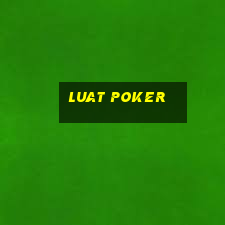 luat poker