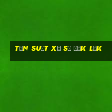 tần suất xổ số đắk lắk