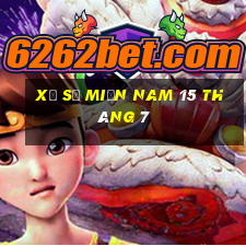 xổ số miền nam 15 tháng 7